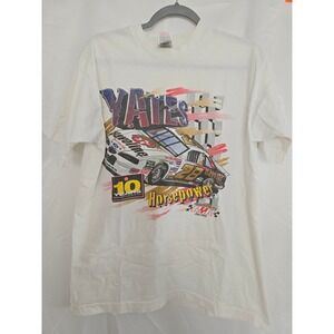 Fruit of the Loom Robert Yates Racing 10 Years Havoline 28 Nascar T Shirt Mens L